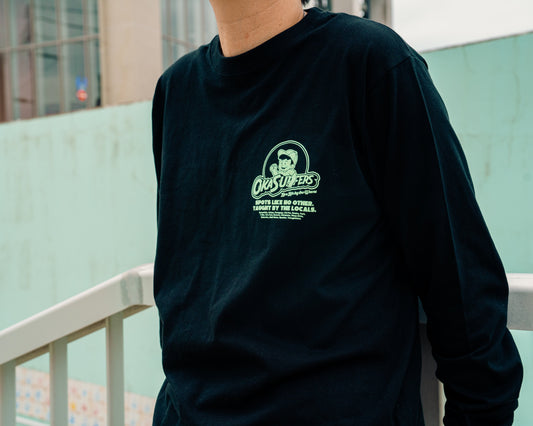 OKAロングスリーブTEE_ブラック