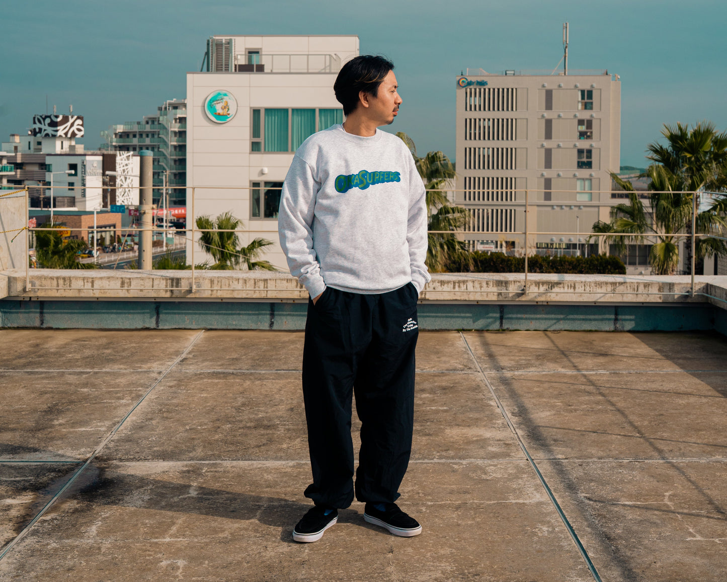 OKASURFERSスウェット(グレー)