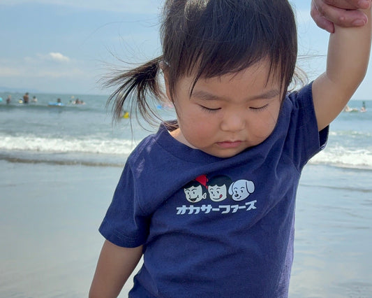 ロゴキッズTEE(ネイビー)