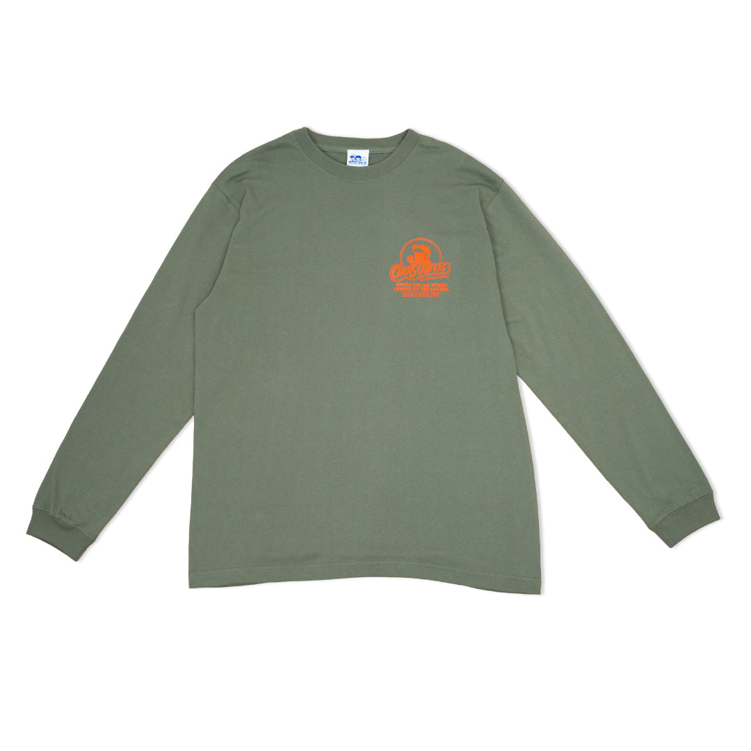 OKAロングスリーブTEE_カーキ