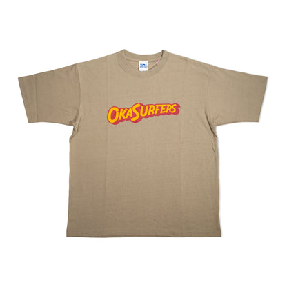 OKASURFERS TEE （サンドベージュ）