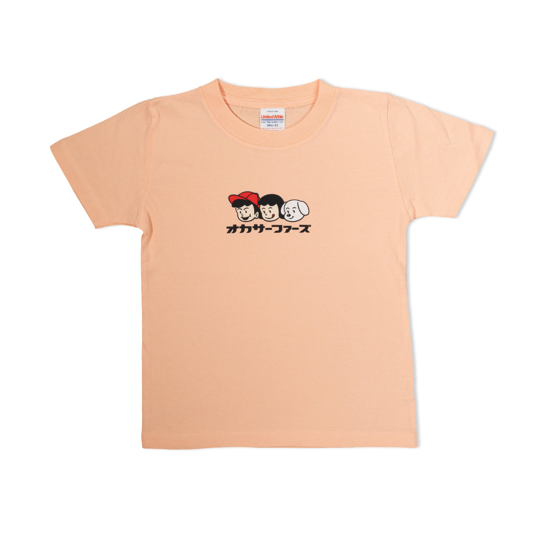 ロゴキッズTEE（アプリコット）