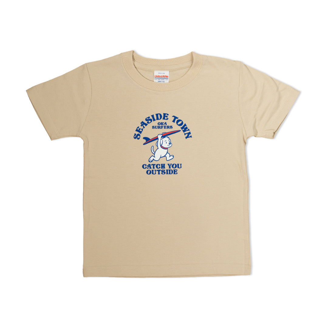 ワンだふるキッズTEE（サンドベージュ）