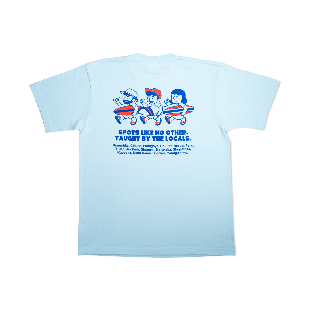 サーフスクールTEE （ライトブルー）