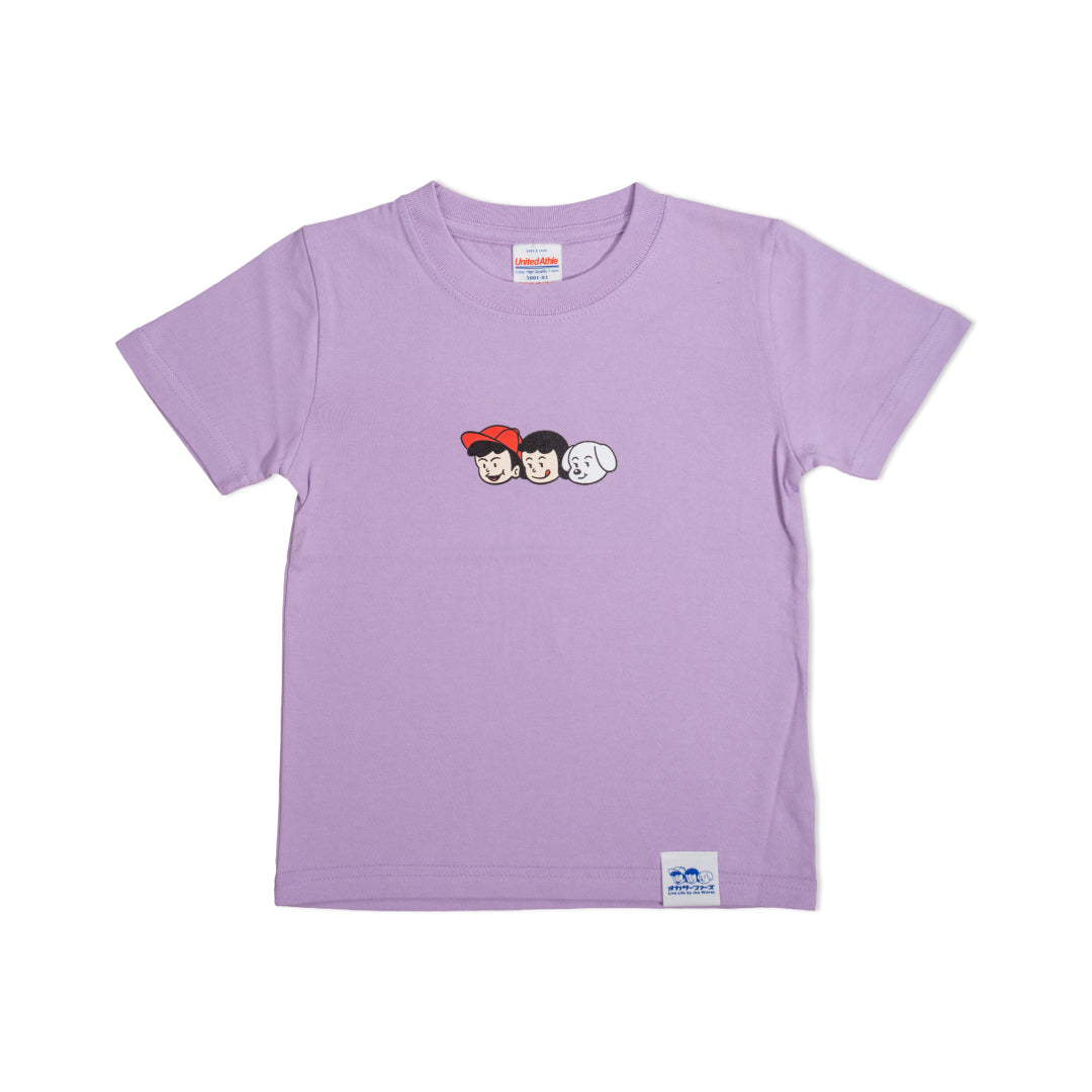 キャラクターロゴキッズTEE（ライトパープル）