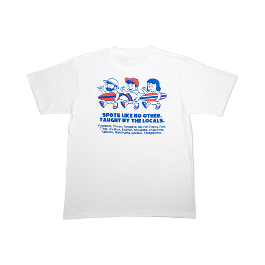 サーフスクールTEE （ホワイト）