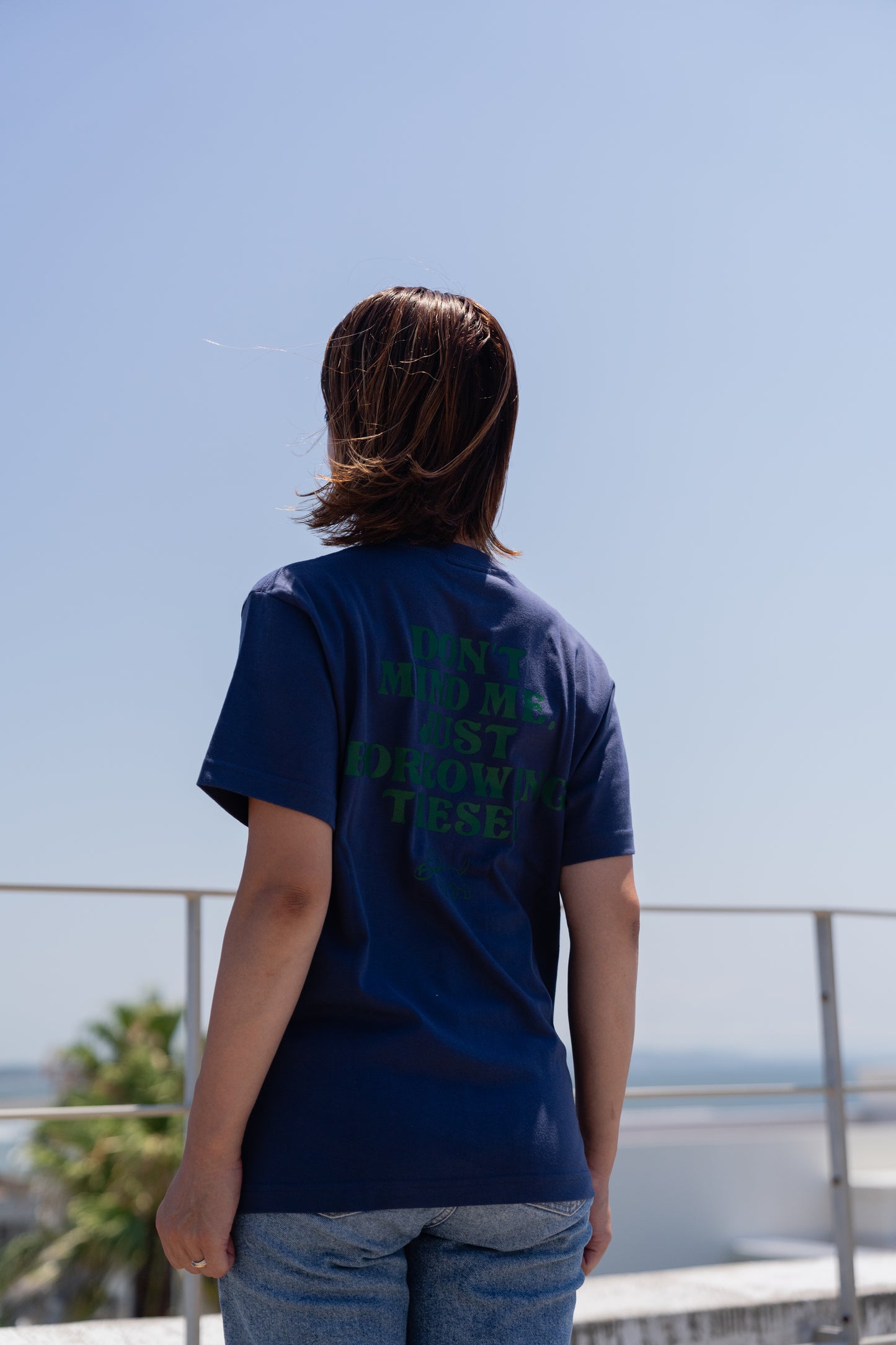 ワンだふるTEE（ネイビー）