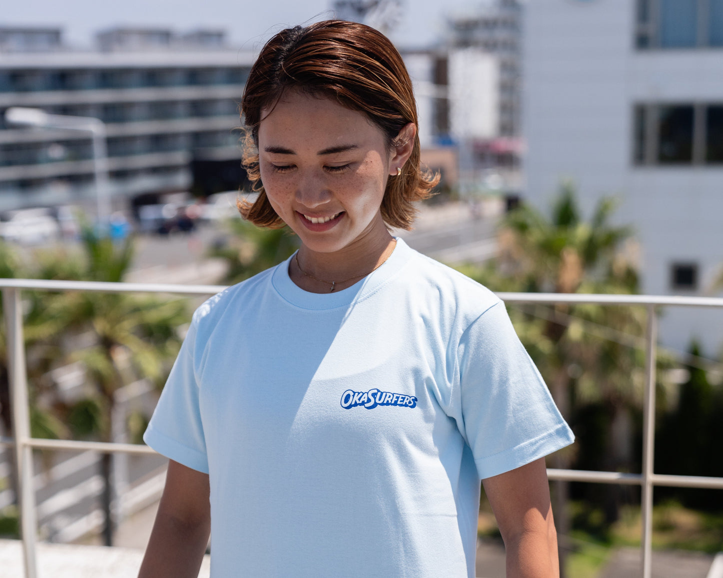 サーフスクールTEE （ライトブルー）