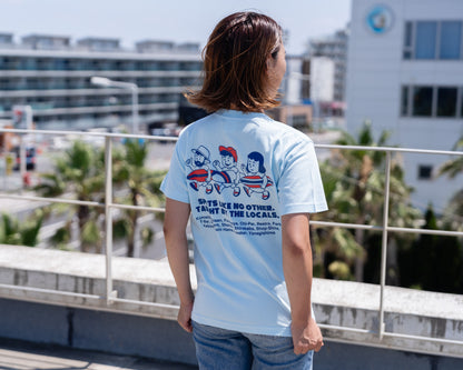 サーフスクールTEE （ライトブルー）