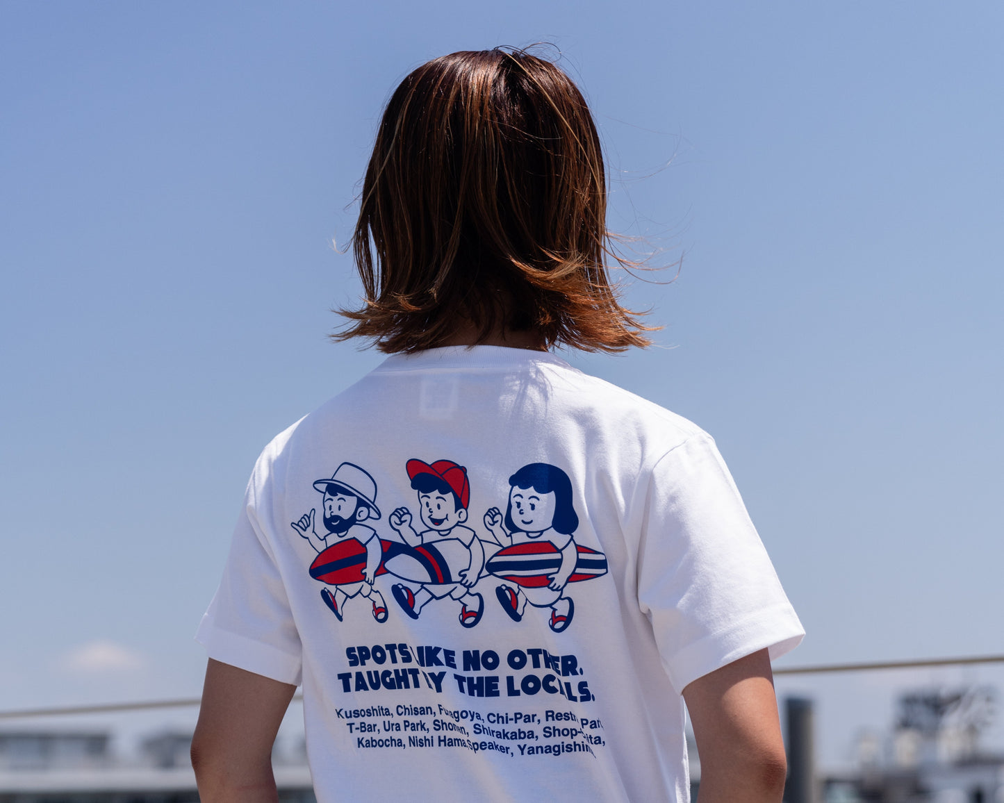 サーフスクールTEE （ホワイト）