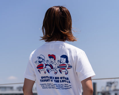 サーフスクールTEE （ホワイト）