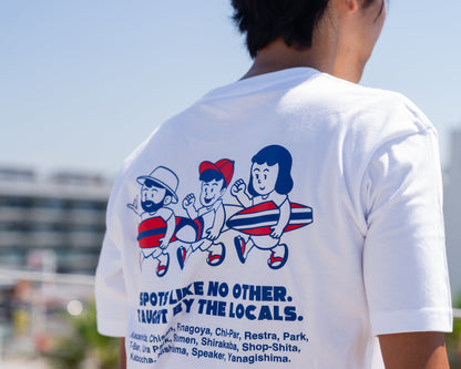 サーフスクールTEE （ホワイト）