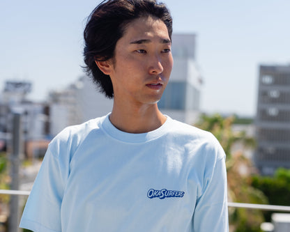 サーフスクールTEE （ライトブルー）