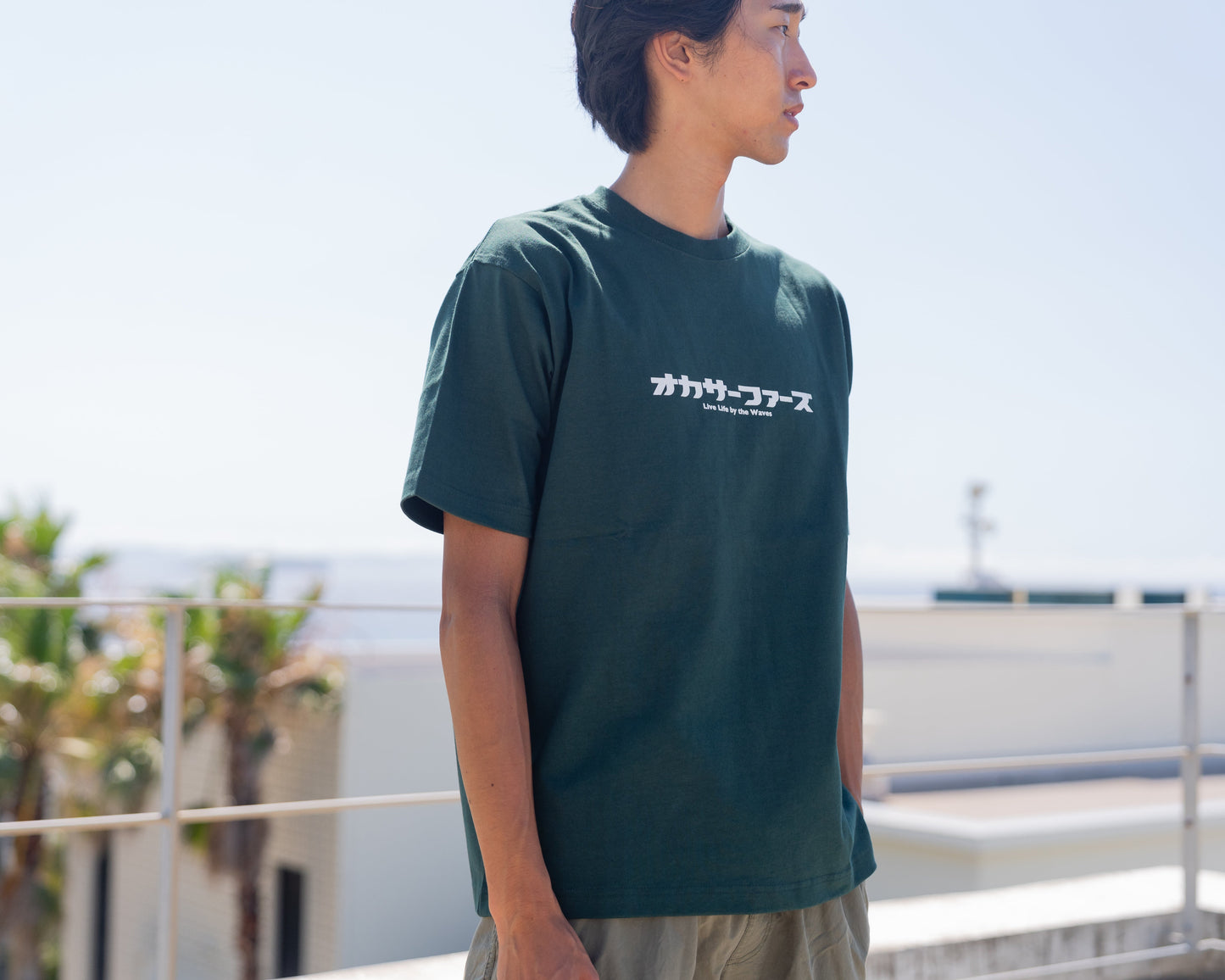 カタカナロゴTEE （Dグリーン）